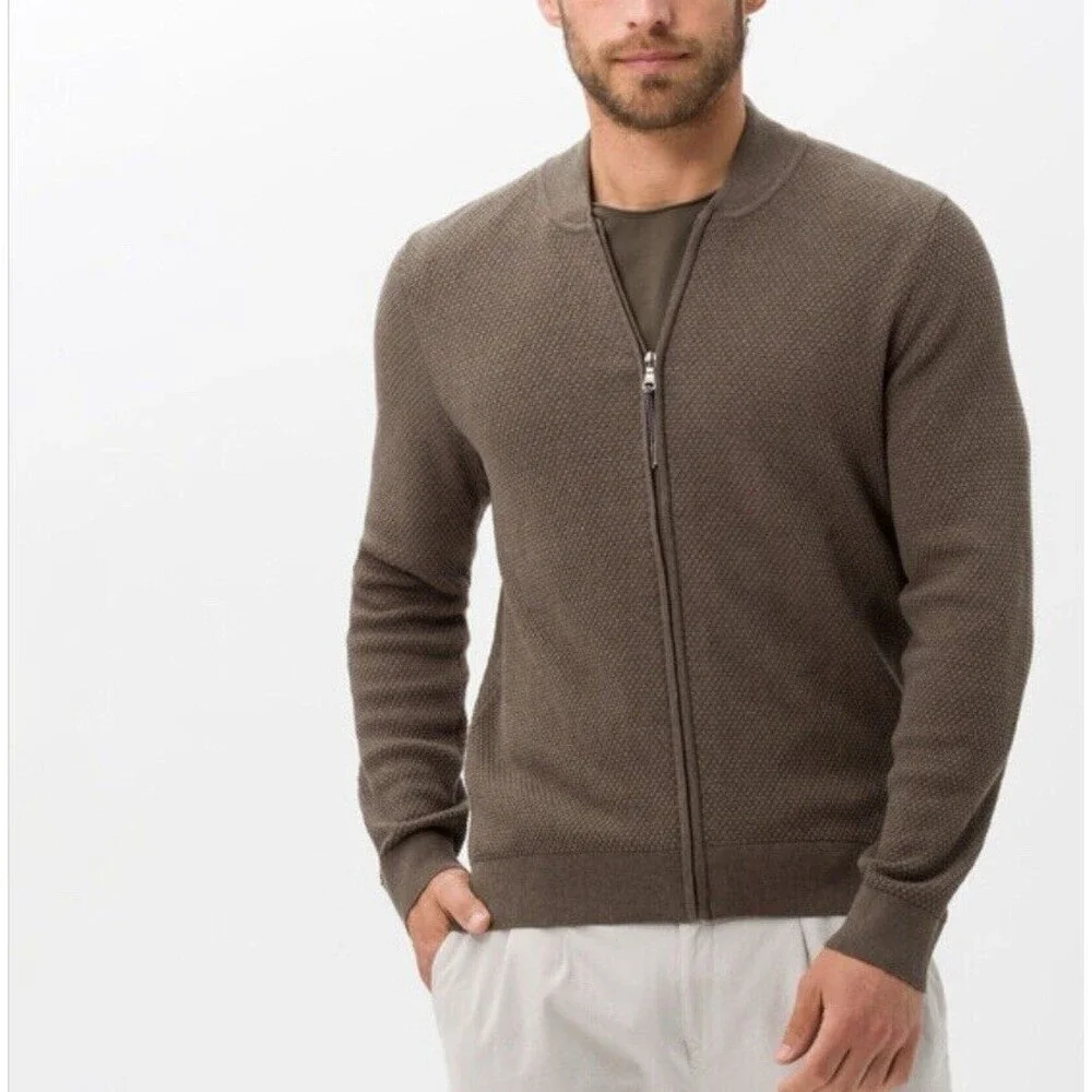 BRAC Joshua Zip Jacket In Khaki Sz XL New